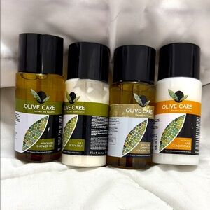 Greek Olive Oil Shampoo ,Conditioner , Body Wash  and Lotion Travel Set of 4